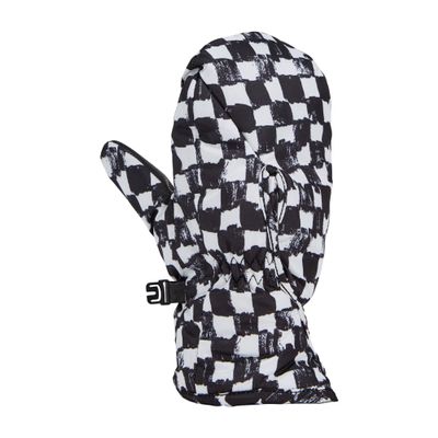 Gordini Unisex Kids' Wrap Around Mitten, Painted Checker, Small
