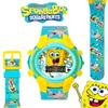 Nickelodeon Spongebob Squarepants Kids LCD Watch with LED Lights - Colorful Character Strap, Interactive Flashing Display, Comes in Collectible Tin Box view 4