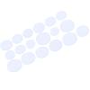 18Pcs Watch Glass Lens Set Mineral Replacement Flat Mineral Glass Transparent Watch Piece Glass, Watch Crystal Lens Glass Watch Glass Round Flat Crystal Watch Glass view 1