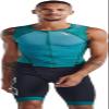 2XU Men's Light Speed Front Zip Tri Suit (US, Alpha, Small, Regular, Regular, Standard, Forest Green) view 1