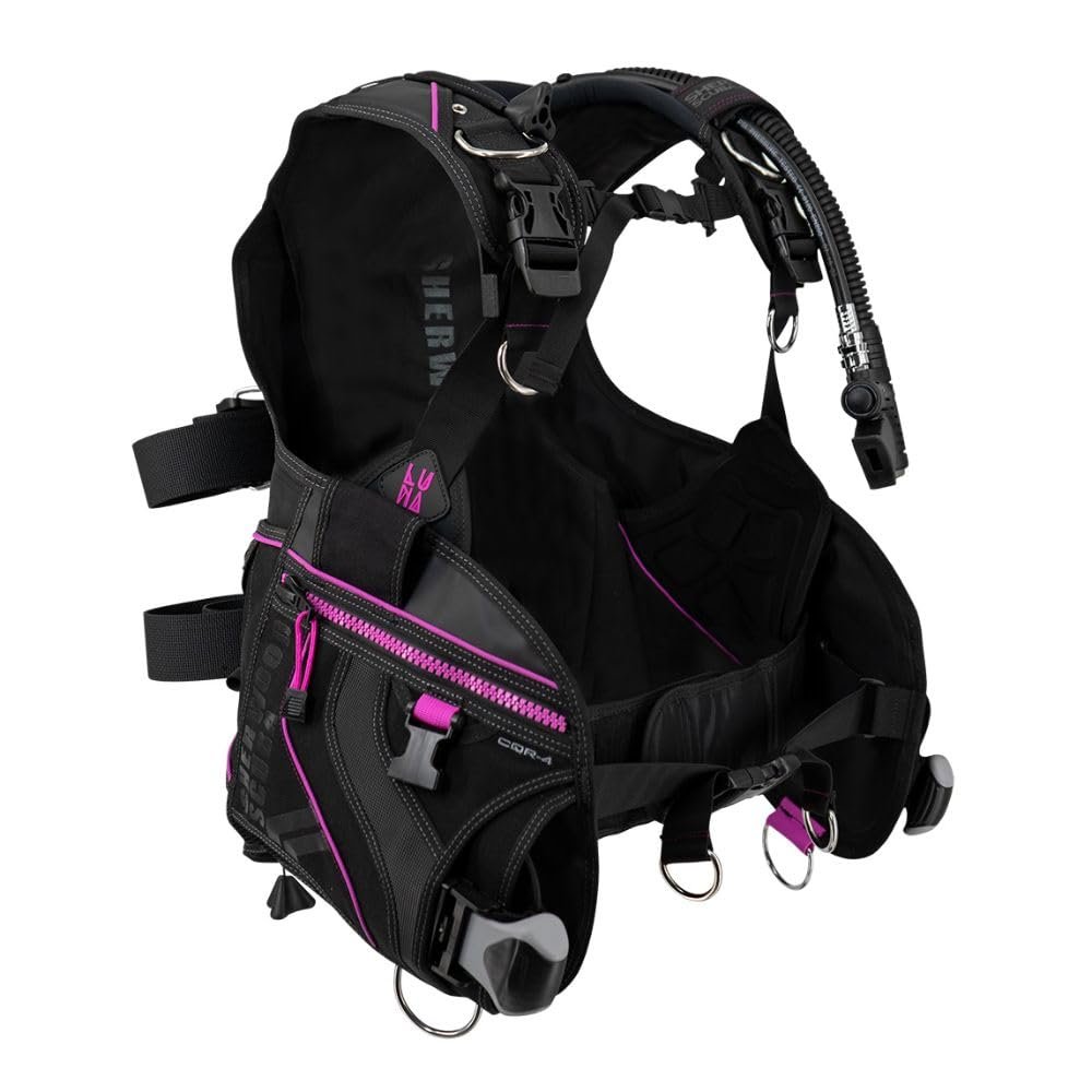 Sherwood Luna Female BCD with Gemini Inflator (X-Small, Magenta)