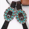 Comfytack Western Genuine Leather Horse Tripping Breast Collar Tack Brown Floral Carve view 4