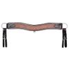 Comfytack Western Leather Horse Tripping Breast Collar Brown Basket Weave view 1