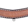 Comfytack Western Leather Horse Tripping Breast Collar Brown Basket Weave view 2