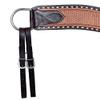 Comfytack Western Leather Horse Tripping Breast Collar Brown Basket Weave view 3