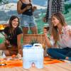 Mipcase Handheld Water Jug Reusable Portable Outdoor Water Container Polycarbonate view 4