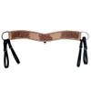 Comfytack Western Genuine Leather Horse Tripping Breast Collar Tack Brown Floral Carve view 1