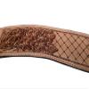 Comfytack Western Genuine Leather Horse Tripping Breast Collar Tack Brown Floral Carve view 3