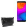 BoxWave Case Compatible with TCL ION V - Elite Leather Messenger Pouch, Synthetic Leather Cover Case Envelope Design - Jet Black view 1