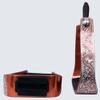 HILASON Engraved Western Angled Show Stirrups Barrel Racing Slanted Stirrups Wide Rubber Grip view 3