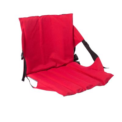 1/2pcs Stadium Folding Chair Cushion - Lightweight Padded Seat Sport Chair, Portable Stadium Seat Cushion Chair | Bleacher Chair Cushion with Backrest, Stadium Folding Chair for Sporting Events, Red