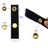 Boat Cover Snap Extender -Brass Heavy Duty snap and Thickened Webbing - Extension Size, Built in Finger Loops. Extend The Life of Your Boat top Canvas! (5, 2 '' inch) view 2