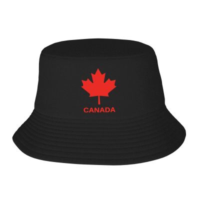 Gdiebdid Canadian Flag Canada Maple Leaf Woman's Man's Unisex Fisherman's Hat Outdoor Cap Black