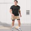 Pioneer Camp Men's Workout Gym Shirts Moisture Wicking Athletic Performance T-Shirts Quick Dry Running Active Top Tees Black view 3