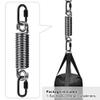 SELEWARE Heavy Duty Chrome-Plated Steel Spring for Punching Bags - 300 lbs Capacity with Secure Closed-Loop Design for Boxing, MMA, and More, Smooth & Safe Suspension, Includes 2 Buckles view 3