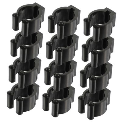 Milisten 12pcs Fishing Rod Rack Rod Holders for Table Bar Clamps Pool Cue Holder