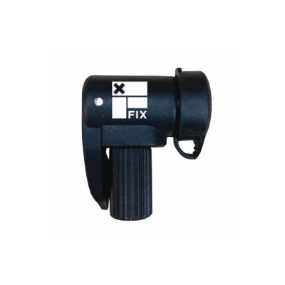 Fix Manufacturing Valve Head Replacement for Schrader and Presta Valves, Fits Rubber Hose, Suitable for Bike, Car, Motorcycle, Locking Valve Chuck for Bike Floor Pumps and Digital Pumps