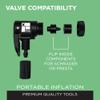 Fix Manufacturing Valve Head Replacement for Schrader and Presta Valves, Fits Rubber Hose, Suitable for Bike, Car, Motorcycle, Locking Valve Chuck for Bike Floor Pumps and Digital Pumps view 4