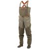 BASSDASH Mens IMMERSE Tan Waders Waterproof Breathable Fly Fishing Stocking Foot Chest Waders for Hunting Lightweight view 1