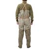 BASSDASH Mens IMMERSE Tan Waders Waterproof Breathable Fly Fishing Stocking Foot Chest Waders for Hunting Lightweight view 2