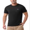 Pioneer Camp Men's Workout Gym Shirts Moisture Wicking Athletic Performance T-Shirts Quick Dry Running Active Top Tees Black view 1