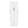 GOKKILRW Women Pants High Waisted Cargo Pants Combat Military Trousers Wide Leg Casual Pants Baggy Parachute Pants Y2K Streetwear Combat Military Trousers White view 4