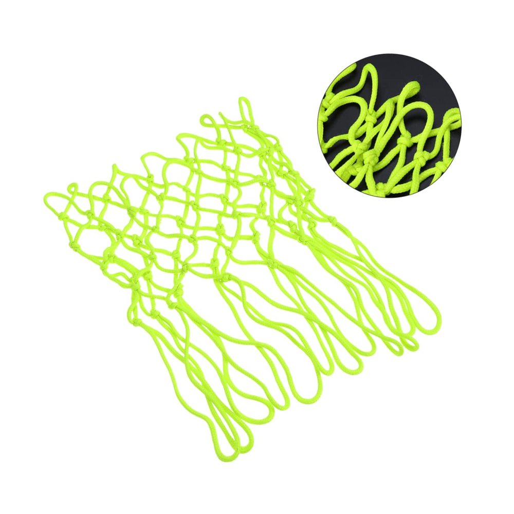 Yardwe Glow-in-The-Dark Basketball Rim Net Professional Sports Net Night Play