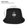 Gdiebdid Down with My Demons Woman Man's Unisex Fisherman's Hat Bucket Hat Black view 4