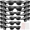 MEEZY 20 Pack Black Sunglasses Bulk, Kids Sunglasses Party Favors for Boys Girls with UV400 Protection Birthday Summer Beach Pool Party Supplies Goody Bag Fillers - Black view 1