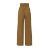 Linen Pants Women Petite High Waist Women's High Waisted Wide Leg Palazzo Pants Flowy Cotton Linen Pleated Tiered Summer Beach Trousers White Large view 3