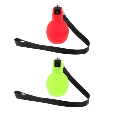 harayaa 2Pcs Hand Whistles, Outdoor Survival Whistles with Lanyards Handheld Sports Whistles for Indoor Outdoor Adults Kids, Red Green