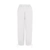 Black Linen Pants Women Straight Leg Women Linen Palazzo Pants Summer Boho Wide Leg High Waist Pant Casual Lounge Trousers with Pocket White 3X-Large view 3