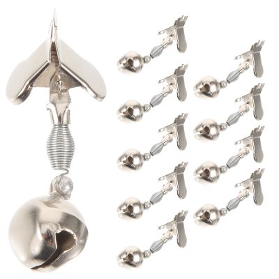 Milisten 10pcs Fishing Alarm Bells Fishing Rod Bells for Boys and Girls Random Style