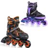 2PM SPORTS Orange Medium Inline Skates + New Purple Medium Inline Skates for Kids view 1