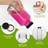 Alotpower 12 oz Glass Juice Bottles with Lids 12Pack, 360ml Square Reusable Drinking Bottles for Juicing, Water, Kombucha Juices, Milk, Beverages and More (12fl.oz, Set of 12) view 2