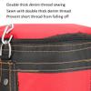 3 Layer Boxing Hanging Sandbags Hollow Sand Bag Thai Boxing Taekwondo Weighted Bags Junior Strength Training Bags for Children Training Fitness Red view 4