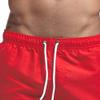 Men's Swim Trunks Beach Shorts Casual Loose Swimwear Shorts Elastic Waist Drawstring Bathing Pant (Medium,Red) view 3