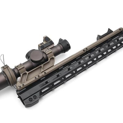 AWETHE Fast Zooming System Scope Mount Ring, 1.93" Optical Centerline Height Mount Base, for 30mm/34mm Tube LVPO Riflescope, RMR and Other Mini Red Dot Sight, Tan (30mm Tube FDE)