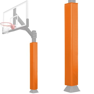 Square Basketball Pole Padding Fits6x6 Inch Pole, Durable 6 Feet Tall Basketball Pole Pad Outdoor and Indoor, UV-Resistant Waterproof Hoop Pads for Protection and Player Safety