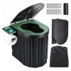 Sckee Camping Toilet, Portable Toilet for Adults, Portable Travel Folding Toilet with Lid and Paper Holder, Compact Potty for Car, Camp Toilet Portable Toilet for Camping, Hiking,Truck, RV, Beach view 1