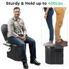 Sckee Camping Toilet, Portable Toilet for Adults, Portable Travel Folding Toilet with Lid and Paper Holder, Compact Potty for Car, Camp Toilet Portable Toilet for Camping, Hiking,Truck, RV, Beach view 3