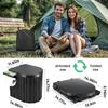 Sckee Camping Toilet, Portable Toilet for Adults, Portable Travel Folding Toilet with Lid and Paper Holder, Compact Potty for Car, Camp Toilet Portable Toilet for Camping, Hiking,Truck, RV, Beach view 4
