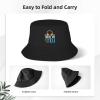 Gdiebdid Trust Me I'm The Dj Woman Men Unisex Fisherman's Hat Summer Beach Hats Black view 3