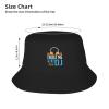 Gdiebdid Trust Me I'm The Dj Woman Men Unisex Fisherman's Hat Summer Beach Hats Black view 4
