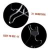 SUPVOX 1 Pair Acrylic Rods Stand Desktop Fishing Pole Holders for Garage Sturdy Acrylic Rod Rack Portable Rod Holder view 4