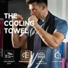 BILITOK Superfiber Ice Towel Neck, Soft Breathable Cold Towel Cooling, Yoga, Sports, Golf, Gym, Camping, Running, Fitness, Exercise and More Activities, 4 Packs (Blue/Gray/Black/Purple) view 2