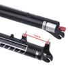 BOLANY 27.5/29inch MTB Air Fork 140mm Travel Bike Suspension Fork 34mm Stanchions Bike Front Fork with Damping Rebound Adjustment 28.6mm Threadless Steerer view 3