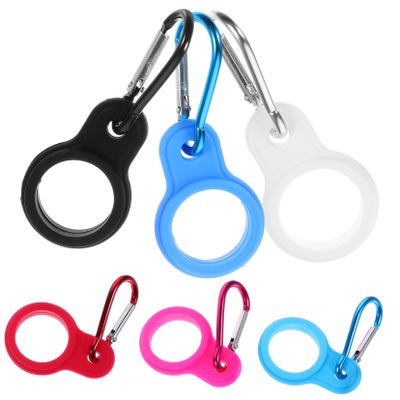 WHAMVOX Travel Running Hiking Water Bottle Buckle 6 Pack Elastic Clip for Bottle Holder Kettle Holders Random Color