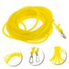 SUPVOX Elastic Tether Rope Carabiner Portable Fishing Lanyard and Wear-Resistant for Boating Kayaking and Outdoor Sports Activities view 2