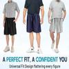 2PCS Puliam Shorts, ICY Shorts Men's Ice Silk Stretch Quick-Dry Shorts, Men's Plus Size Ice Silk Stretch Shorts (B,M) view 3
